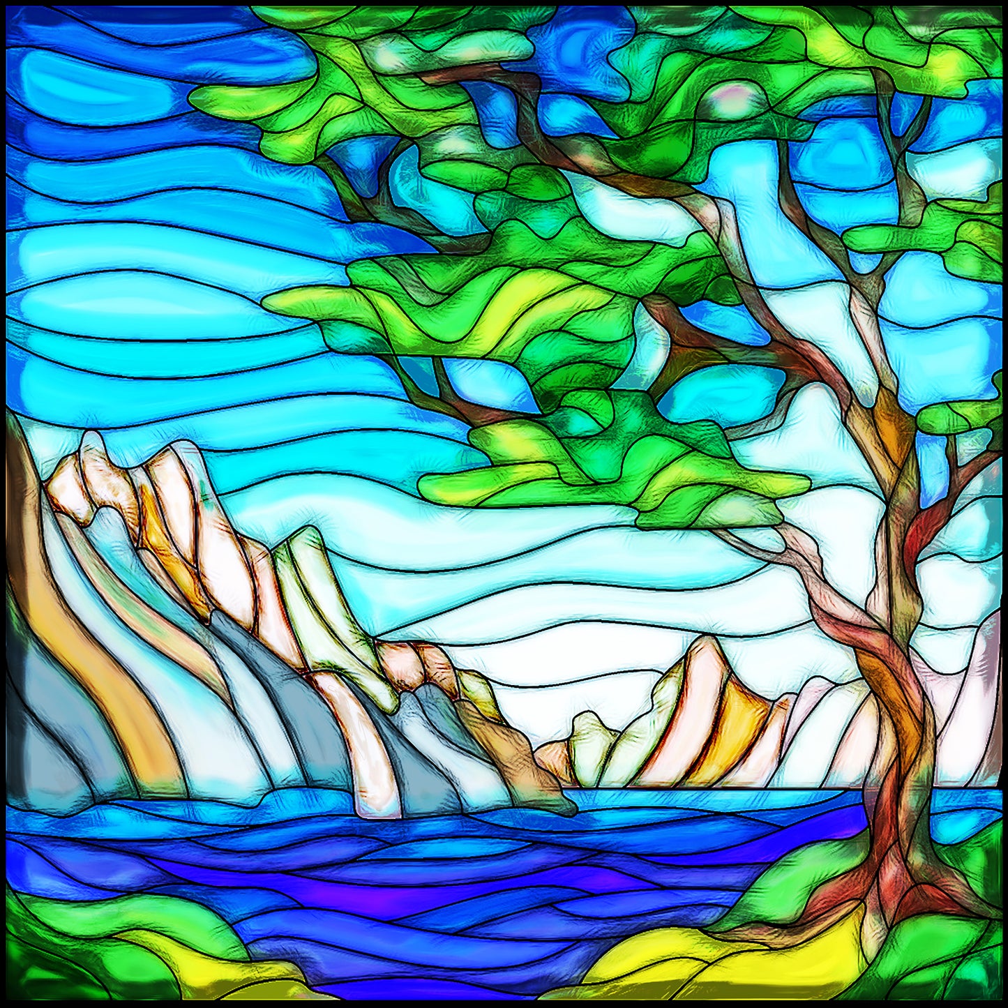 Trees & Mountains