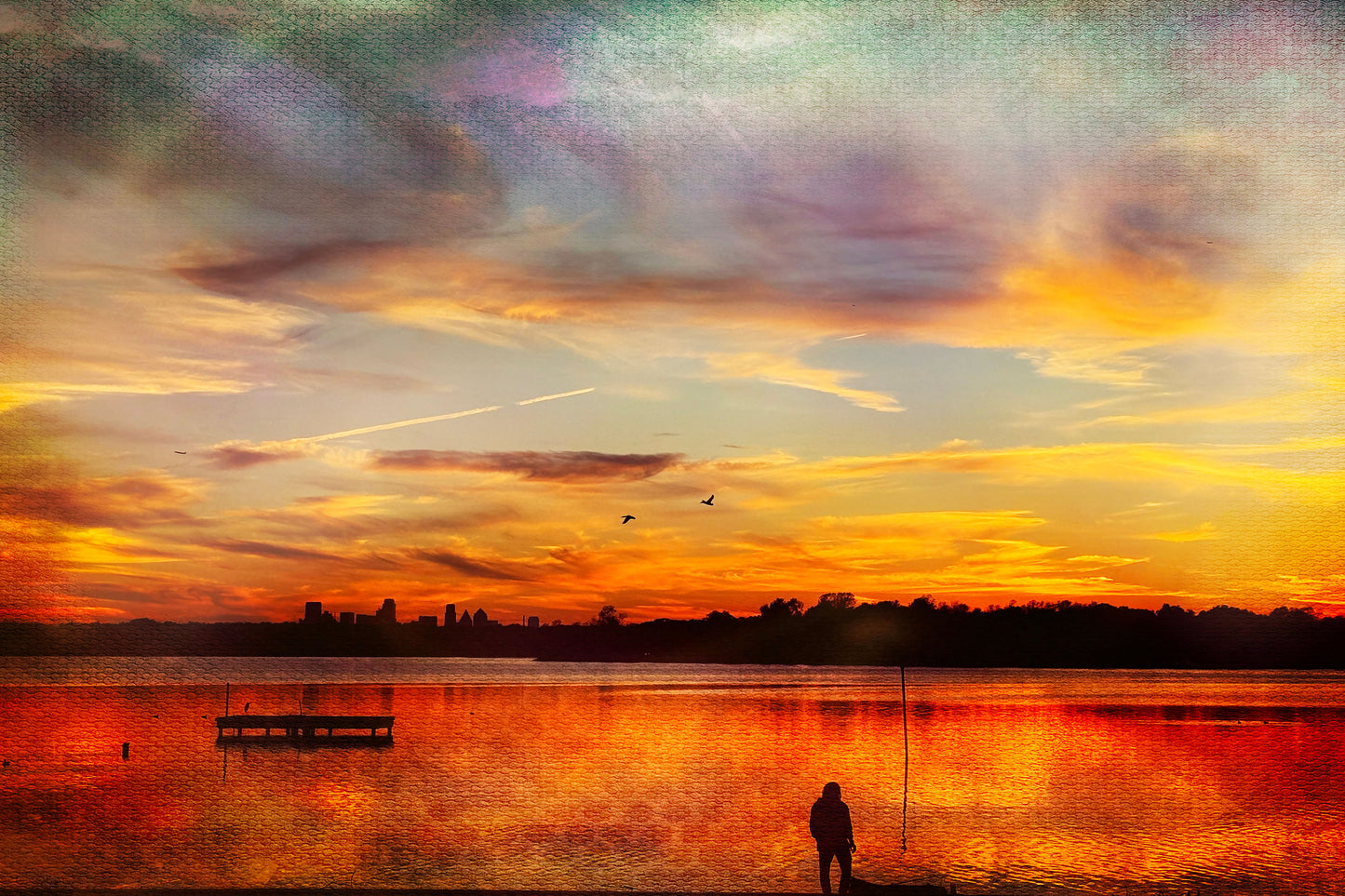Sunset at White Rock Lake